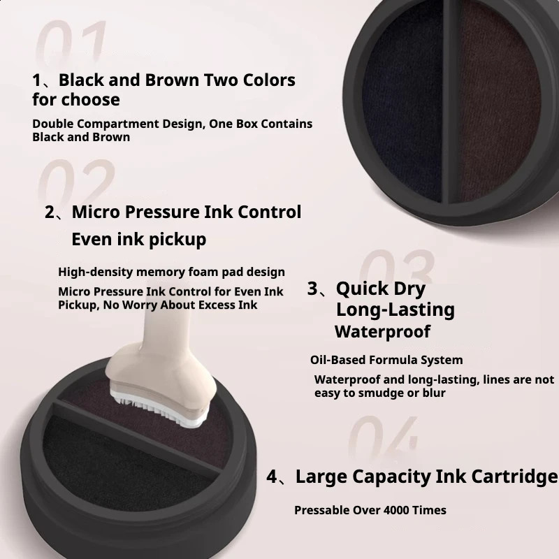 DEZONE Double Head Eyelash Stamp Waterproof Sweatproof Original Products Set And Non Smudging Liquid Eyeliner 260203