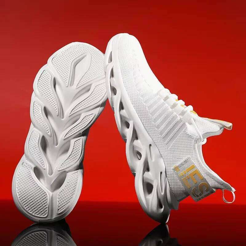 Men's Vulcanized Lightweight Cushioning Mesh Comfortable Breathable Lace Up Shoes Gym Training Basketball Sneakers Men