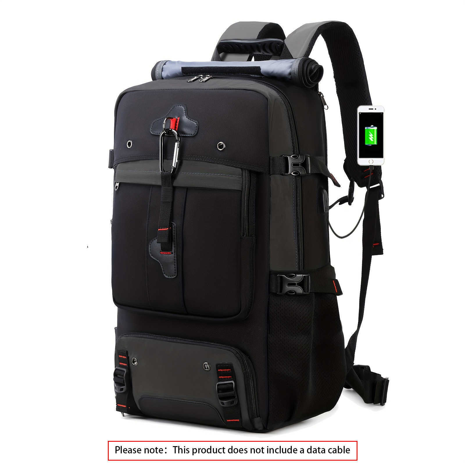 Casual Large Capacity Backpack Premium Travel Bag Hiking Backpack Multifunctional School Bag Dual-Shoulder Backpack Oxford Cloth Backpack