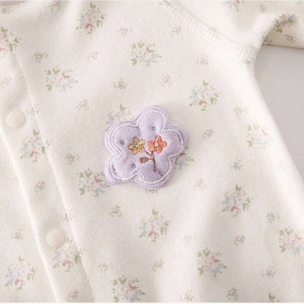 for Male Female Pajamas Newborn Baby Jumpsuit Pure Cotton Base Spring and Autumn Clothes 26H0224