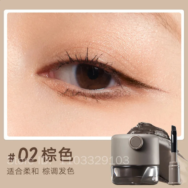 Judydoll Cushion Eyeliner Gel Black Brown Eyeliner Pen Waterproof Smudge-Proof Long Lasting Fast Drying Eyes Makeup Cosmetic 260203