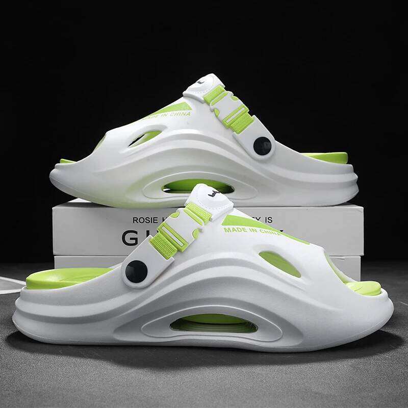 New Breathable Soft Men's Sandals Non Slip Thickened Solesoutdoor Use Beach Summer Odor Prevention Slide Show Slippers