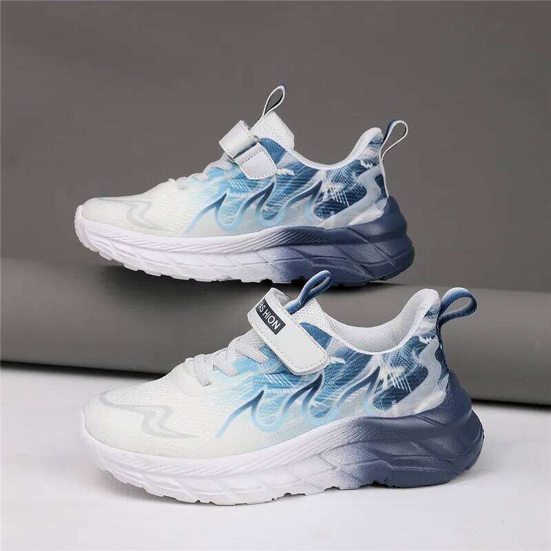Kids Casual Breathable Running Tennis Children Sneakers Girls Fashion Gradient Designer Sports Shoes Outdoors 26W0224