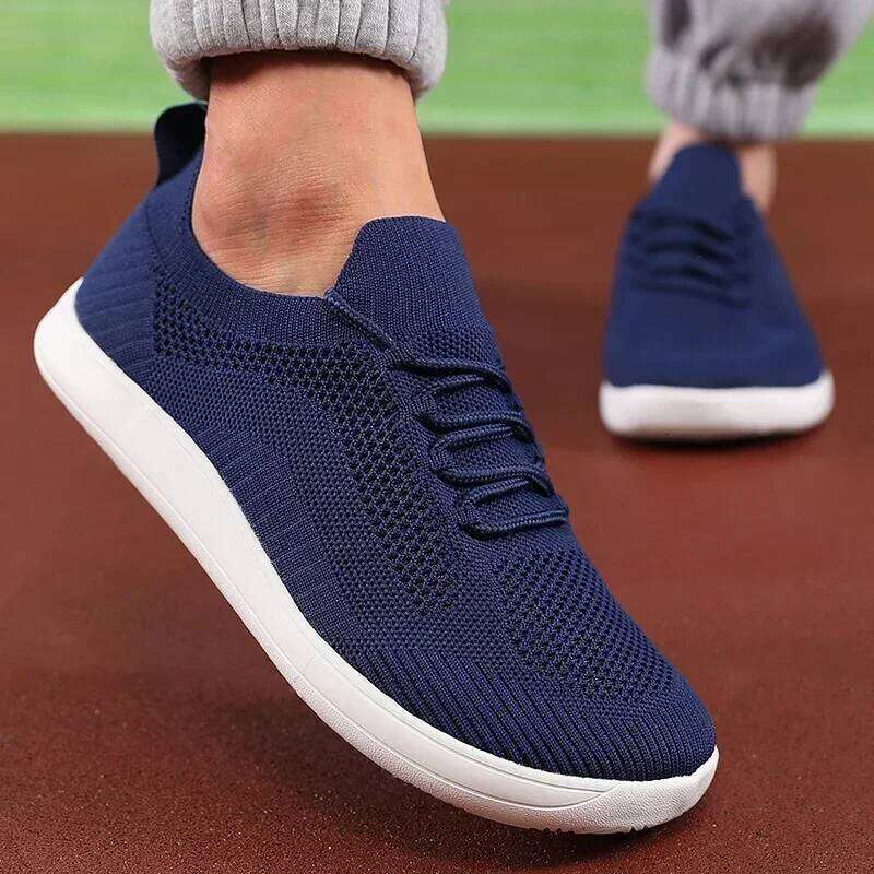 Women's Casual Lightweight Mesh Breathable Cool Summer Fashionable Big Toe Flat Shoes Comfortable Non Slip Woman Sneakers