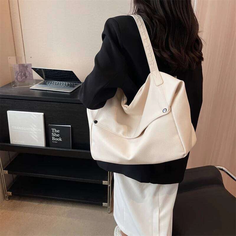 LEFTSIDE PU Leather High-capacity Shoulder Bags for Women 2025 Luxury Tote Bag Females Fashion Handbags and Purses Z260224