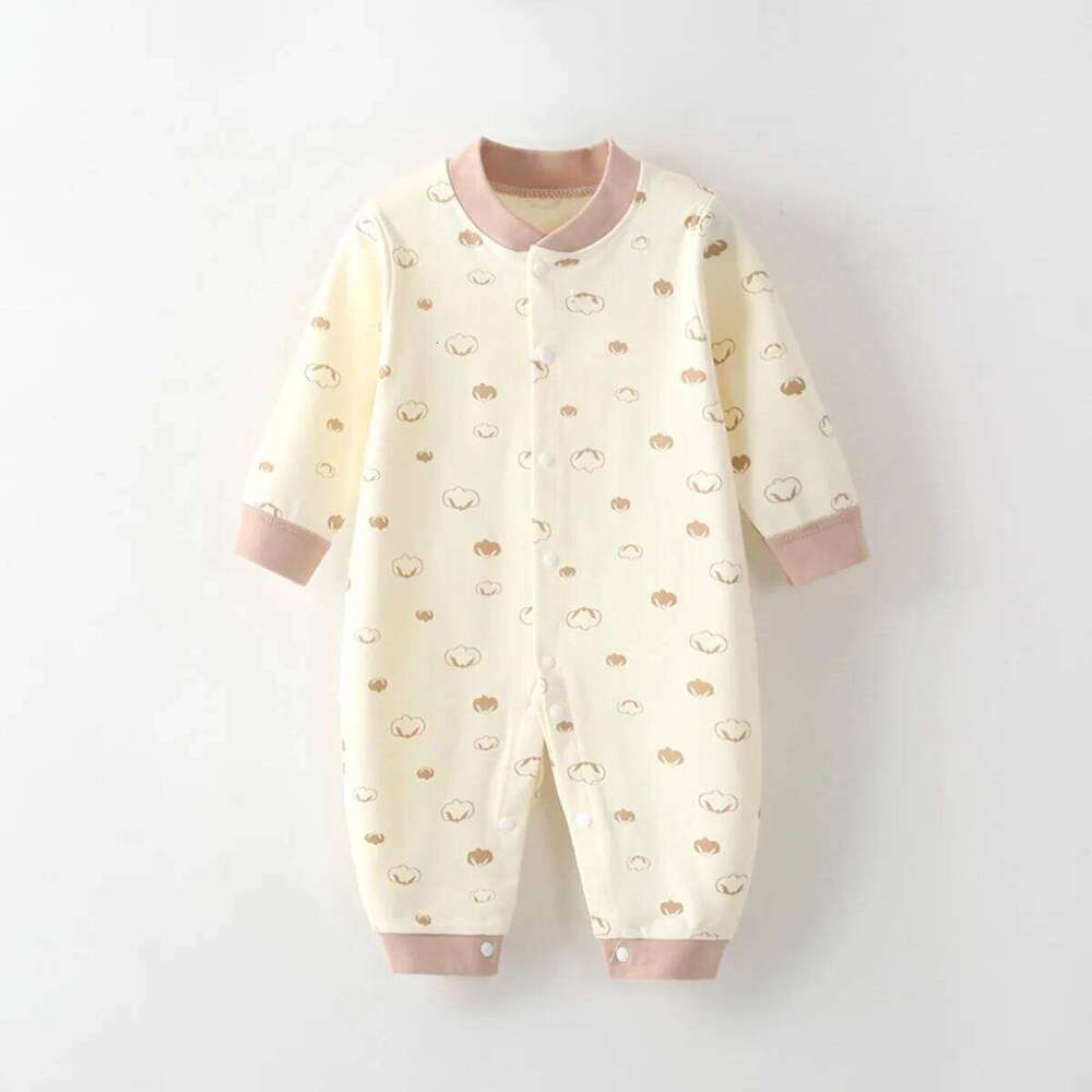 Baby Boy Girl Pure Cotton Cute Bodysuit Clothes 0-18 Month New Born Spring Autumn Casual Romper Infant Soft Onesie Clothing 26H0224