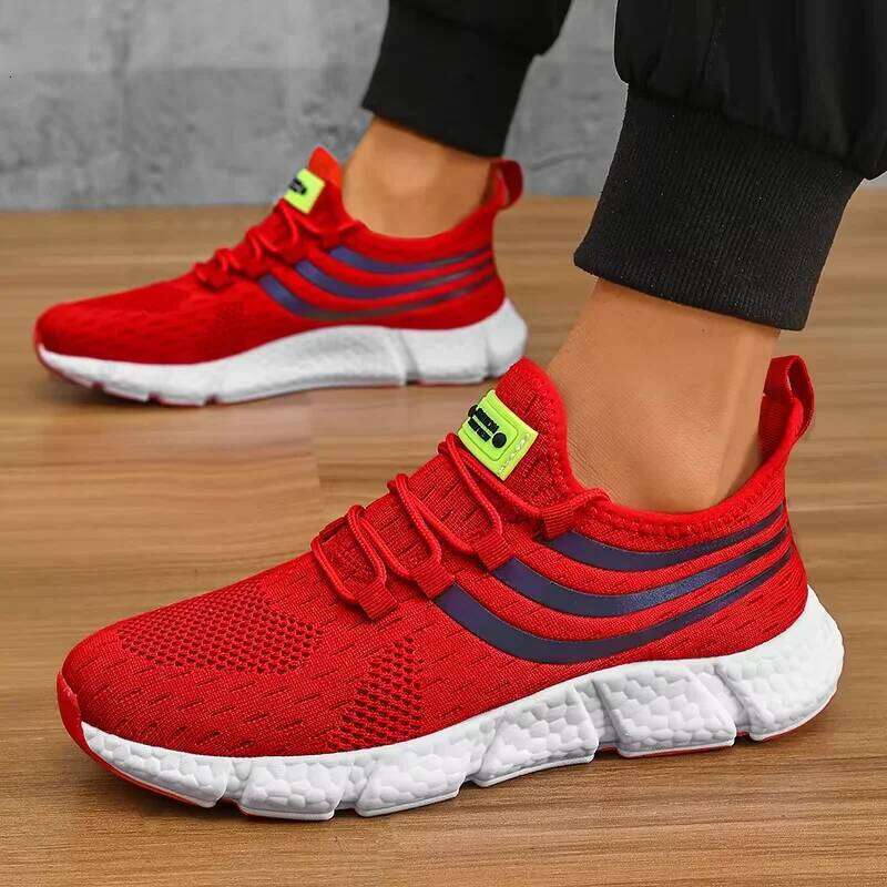 Men's High-quality Luxury Design Mesh Breathable Flat Track Field Running Basketball Tenis Masculino Shoes