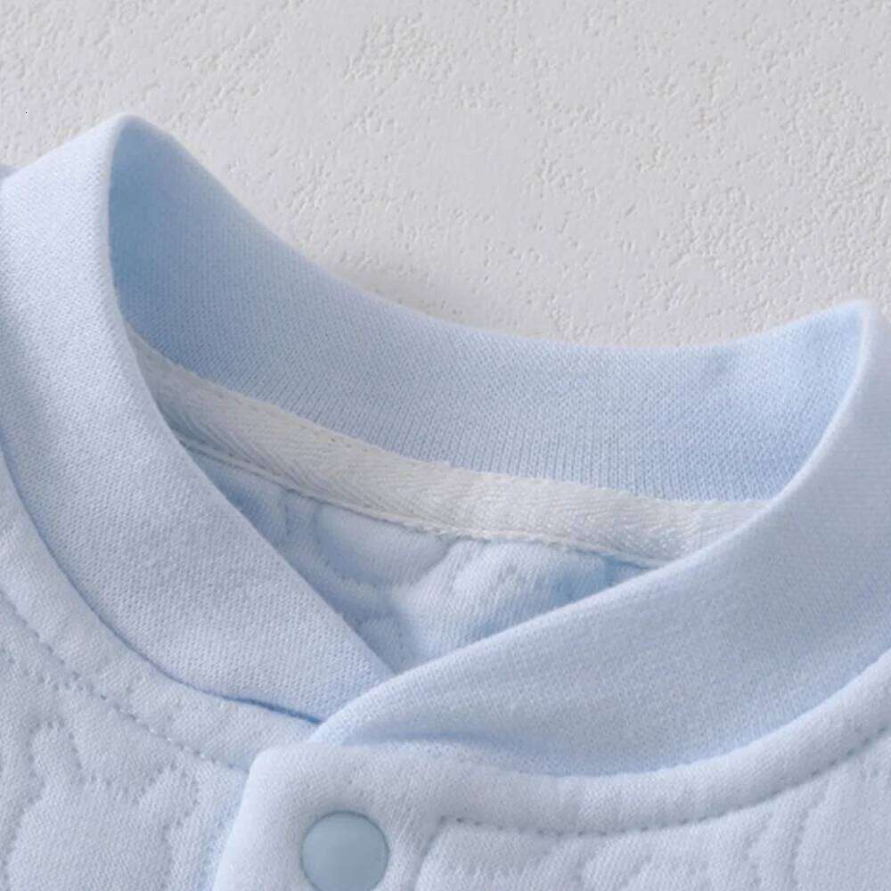 Boutique Clothing Boy Long Sleeve Romper Quilted Warm Autumn Winter Baby Girl Jumpsuit Unisex Newborn Infant Clothes 26H0224