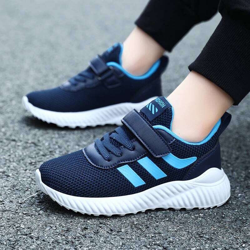 Autumn Childrens Girls Sneakers Outdoor Mesh School Running Basketball Sports Kids Casual Non-slip Luxury Boys Shoes 26W0224