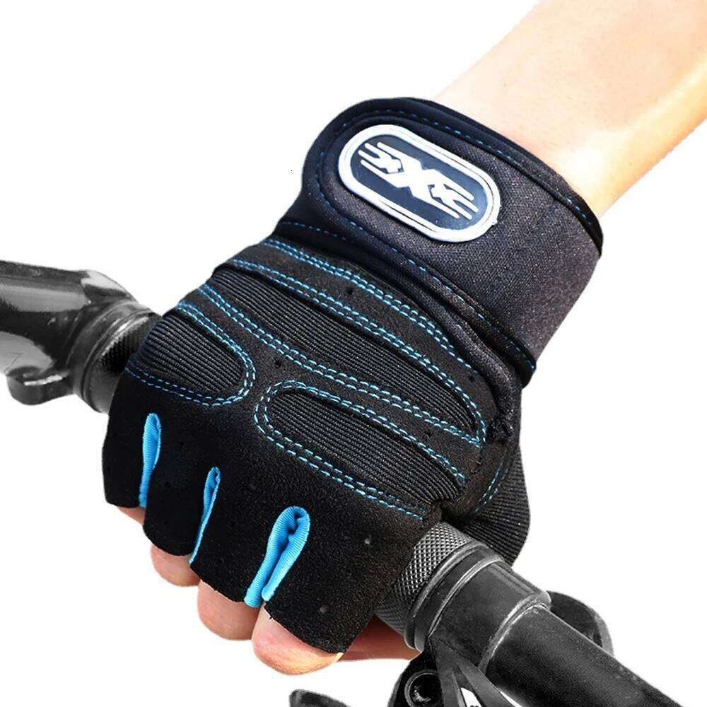1 Pair Workout Antislip Weight Lifting Gloves, Superior Grip & Palm Protection for Weightlifting, Fitness, Gym, Cycling 26H0224
