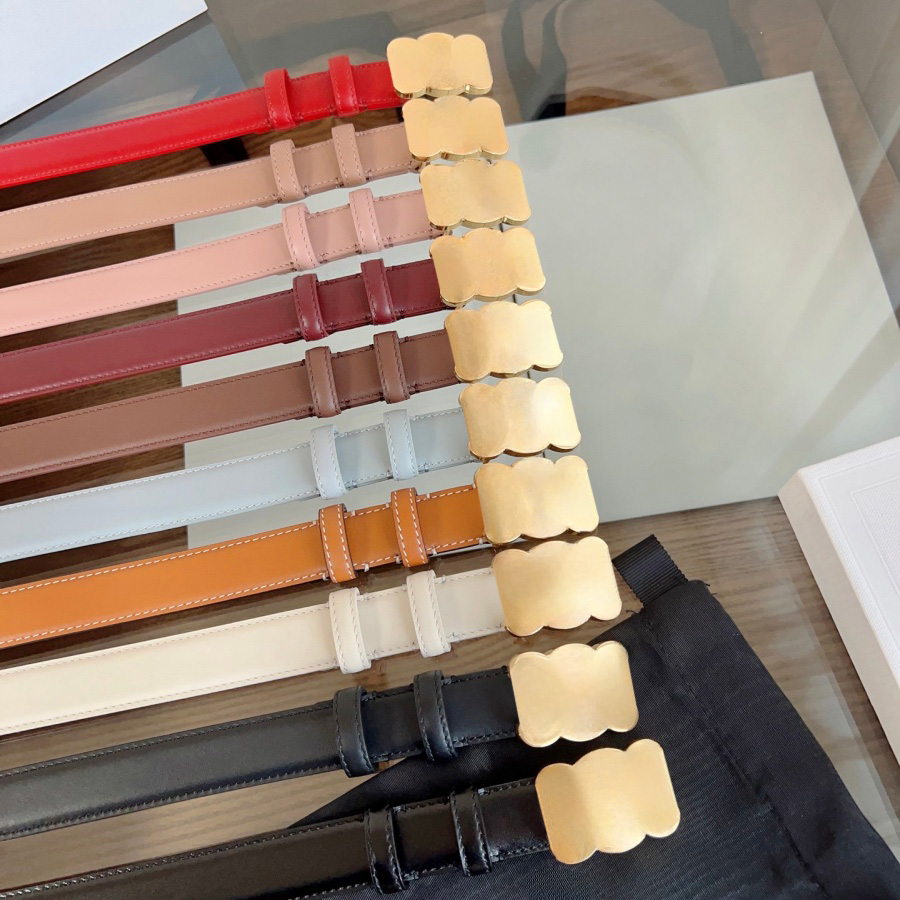 Designer Unisex Waist Belt Strap Classic Fashion Luxury Fashionable Women Metal Golden Buckle Durable Adjustable Modern Exquisite
