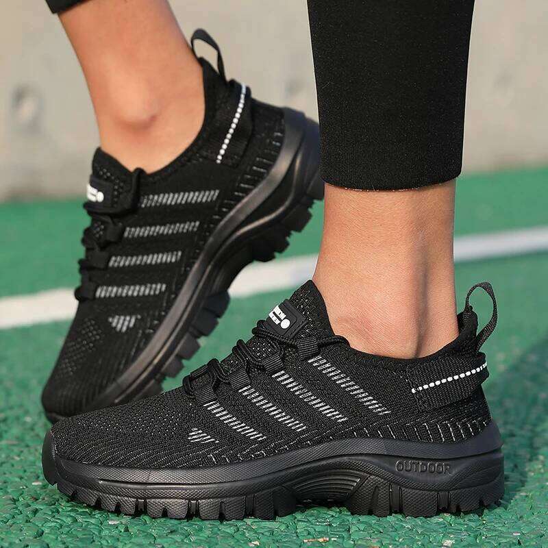Women's Casual Running Breathable Mesh Outdoor Tennis Gym Training Lightweight Comfortable Sports Walking Shoes