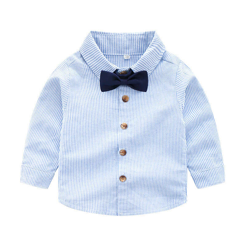 Baby boy infant toddler gentleman suit with bow tie, long-sleeved shirt long pants, European American style, suitable spring and autumn outings, avail