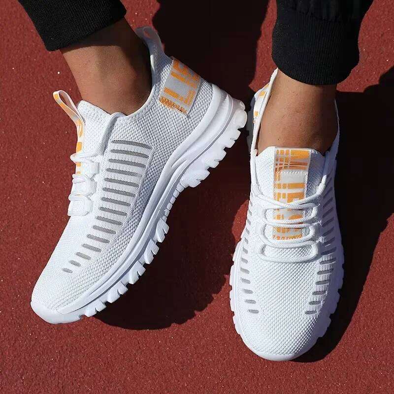 Men's Lightweight Mesh Casual Breathable Comfortable Running Shock-absorbing Buffering Training Sports Shoes