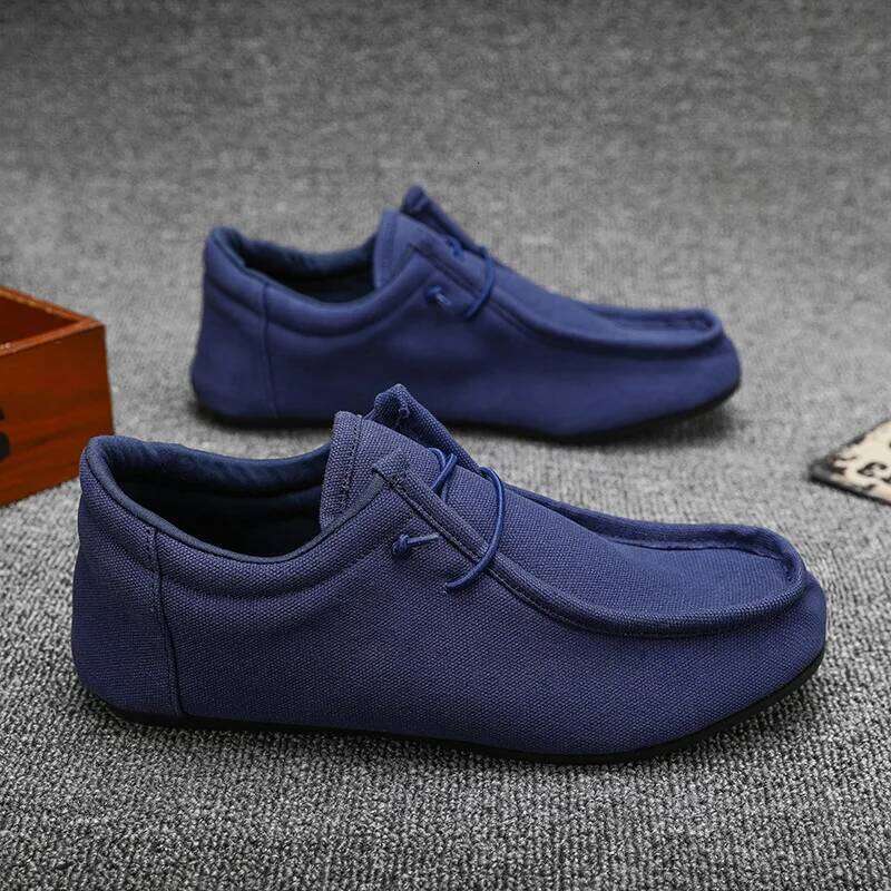 MAEDEF Men's Canvas Flats Shoe Male Summer Casual for Man High Quality Couple 2024 Walking Driving Mens Shoes
