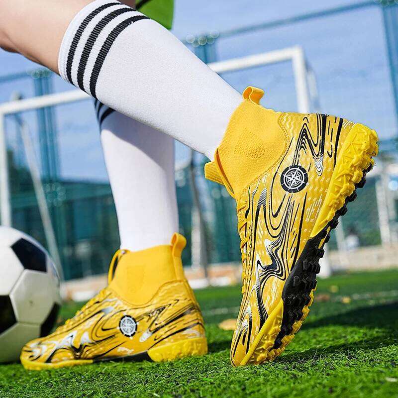 MAEDEF New High Quality Comfortable Soft Soccer Shoes Men's Training Indoor Outdoor Breathable Anti-slip Man Sneakers Size 35-46