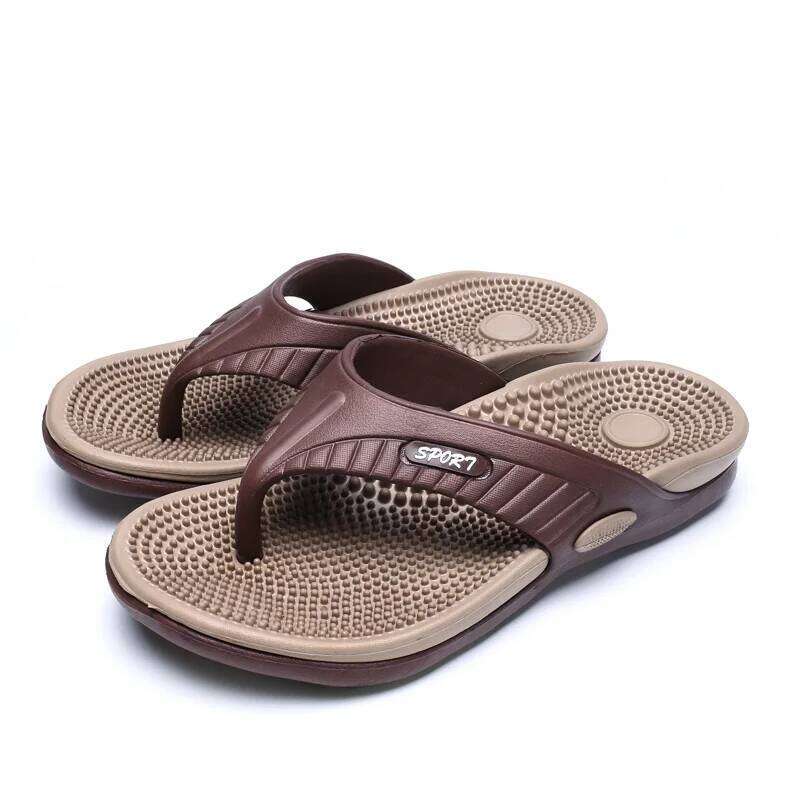 MAEDEF for Summer Beach Shoes Sandals Mens Luxury Flip Flops Breathable Plus Big Size Men Slippers 47