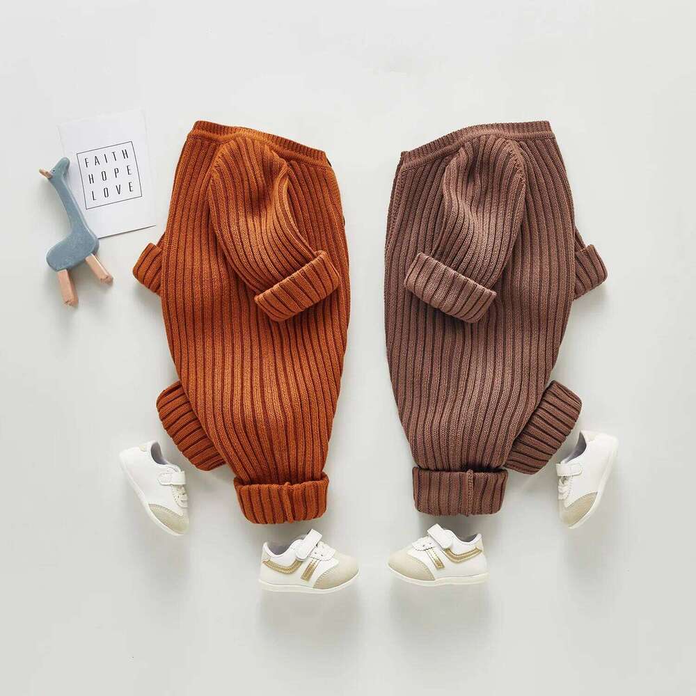 Autumn Newborn Infant Boy Girls Knit Romper Long Sleeve Rompers Kids Onepiece Fashion Baby Clothing 26H0224