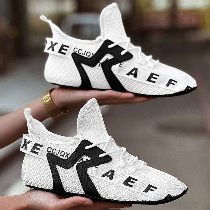 Mesh Men Shoes Fashion Summer Breathable Sports Men's Sneakers Lightweight Walking Man Casual Tennis Shoe Zapatillas Hombre