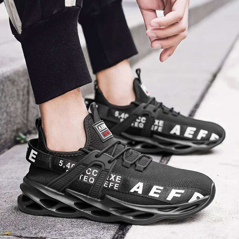 MAEDEF Men's Mesh Lace Up Running Sneakers Outdoor Walking Anti-skid Soft Tennis 2024 Classic Style Fashion Sports Shoes for Men