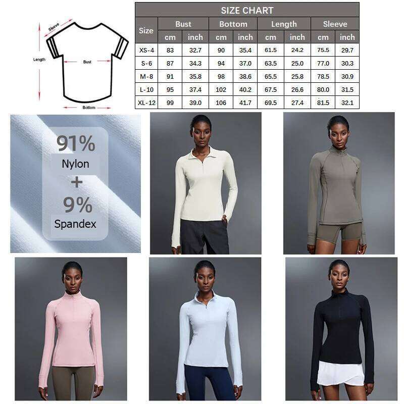 Women Long Sleeve Yoga Half Zipper Slim Fit Outdoor Running Shirt Breathable Quick Dry Gym Top Female Sportswear Clothes 26Y0224