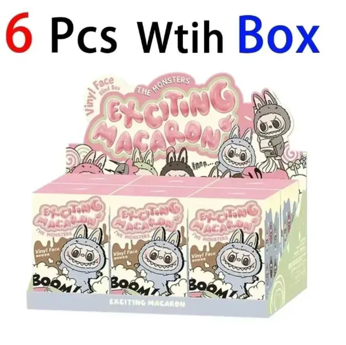Mistery Box LABUBUFAIL IN WILD LABUBU Blind Toy Gifts Collectible Enamel Figurine PVC Sitting Doll Aron Color Party zimomo box Favors Adorable Desk De