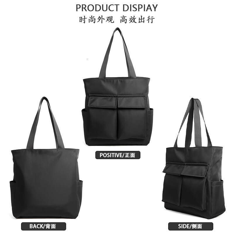 Canvas Vintage Large Capacity Handbag Unisex Casual Travel Bag Korean Style Ins Workwear Style Tutoring Bag High Quality Luxury Bag