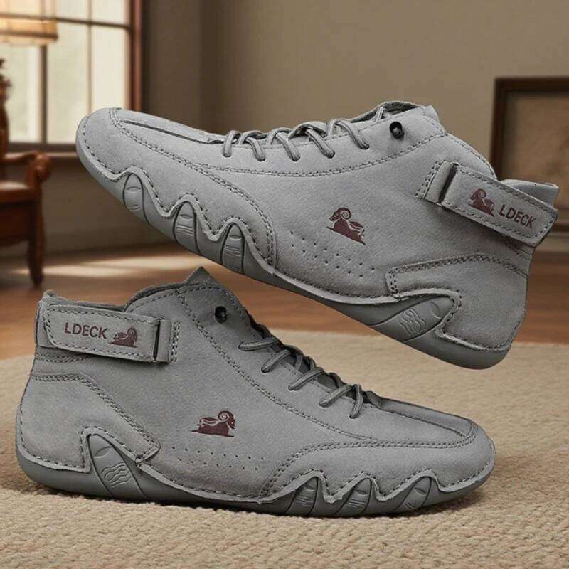 Sneakers Soft Sole Breathable Non Slip Casual Flat Shoes High-quality Luxury Brand Men's Mosinka Boots