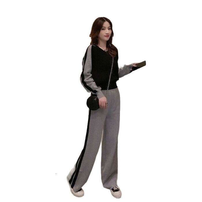 Women's Sweat Suit 2025 Spring And Autumn New Foreign Style Fashion Leisure Hooded T-shirt Pants Two Piece Set For Women Clothes