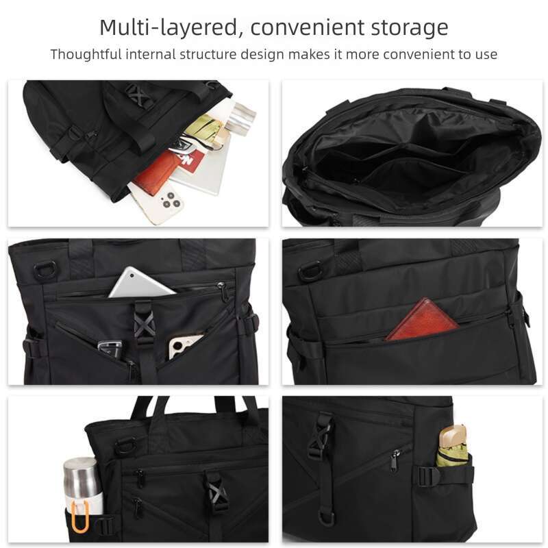 Hong Kong Style Unisex Ins Trendy Cool Workwear Student Tutoring New Cross Border Daily Commuting Single Shoulder Crossbody Bag High Quality Luxury Ba