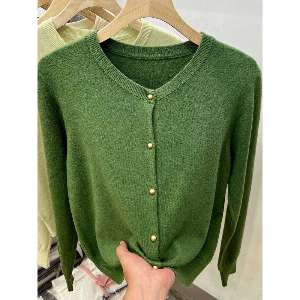 AOSSVIAO Long Sleeve Sweaters Cardigan Spring Autumn Women O-Neck Knitwear Clothing Fashion Basic Tops 26L0224