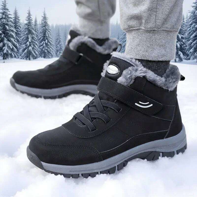 Ankel Bootsfor Women Winter Shoes Platform Non-slip Warm Ankle Plush Combat Outdoor Casual Hiking Motorcycle Boots