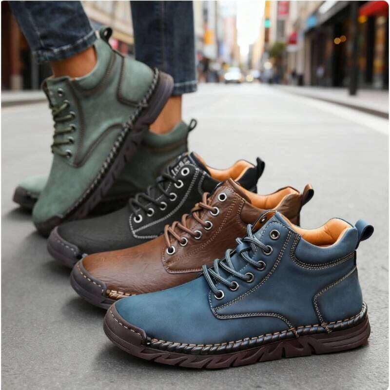 2025 Fall Fashion Women's Casual Shoes Simple Breathable Loafers Design Sneakers New Wpmen Ankle Outdoor Motorcycle Boots