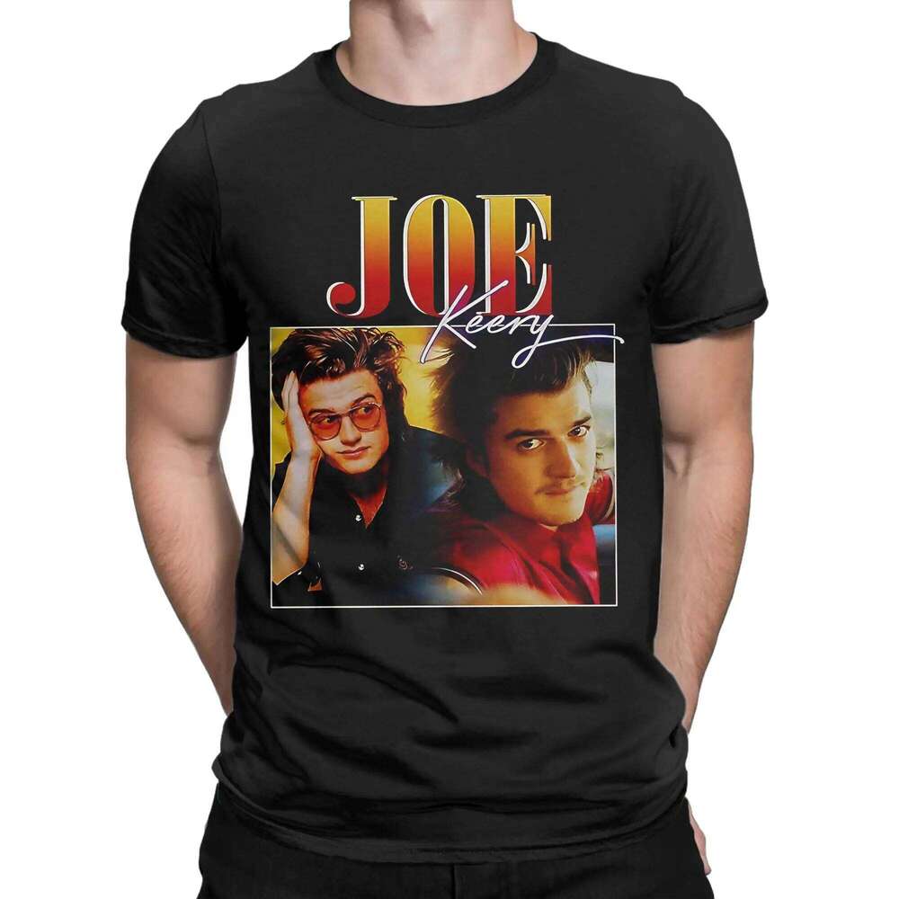 Graphic Joe Keery Concert Tour JOE Shirt Summer Steve T Shirts Mens Pure Cotton Plus Size 5XL Clothes Tshirt H260224