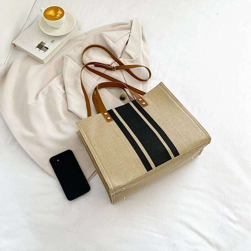 Shopper Tote Simple Canvas Ladies Handbags School Girls Book Bag Crossbody For Women Top Handle Bags Z260224