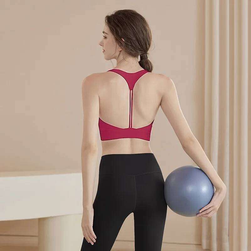 Women's High-Intensity Sports Underwear Shock-Proof Anti-Sagging Yoga Vest Beauty Running Bras Fitness Tops Gym Bra 26Y0224