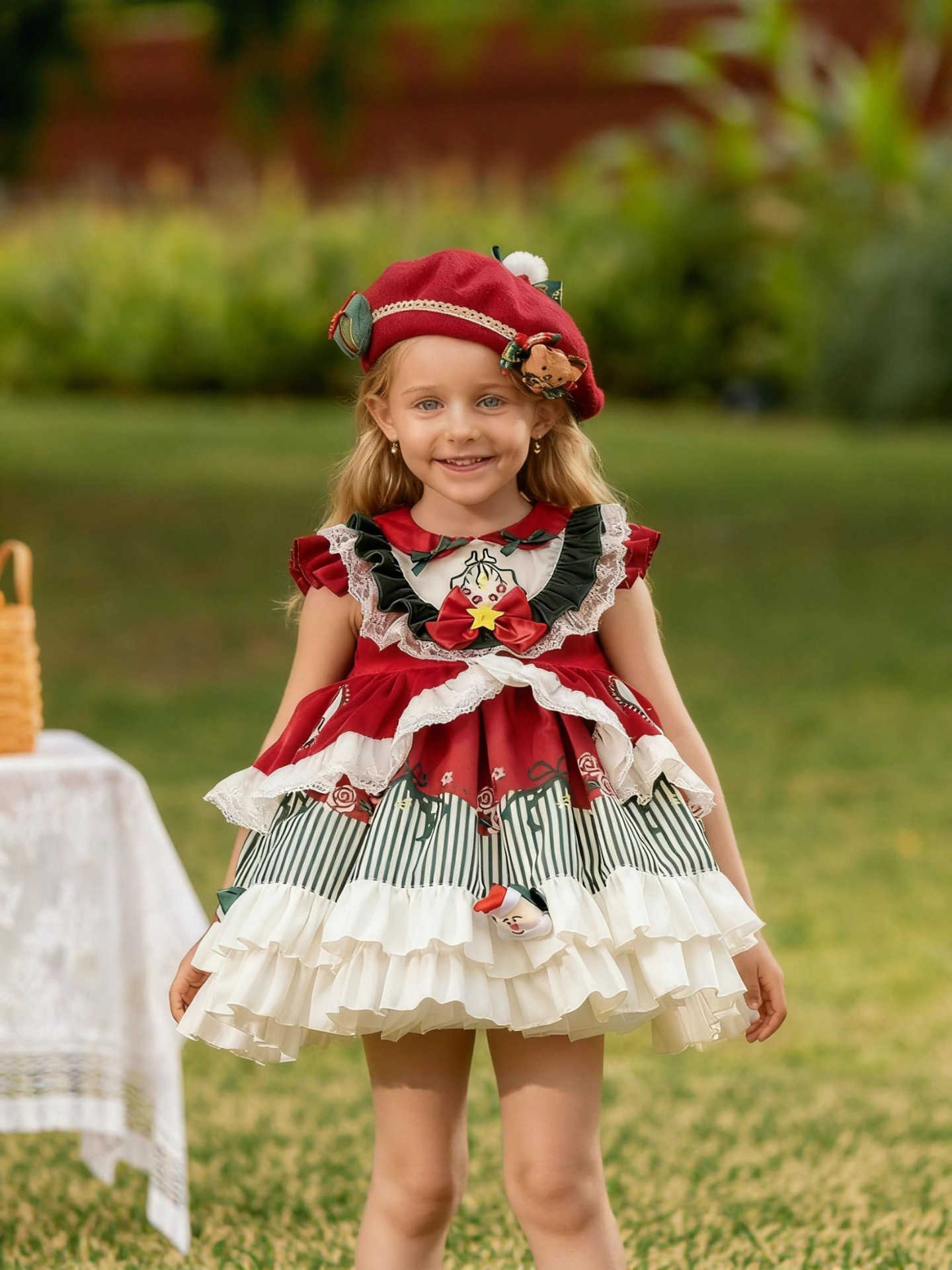 2025 New Style Children's Lolita Tutu Dress for Girls, Sleeveless Vest Dress W260224