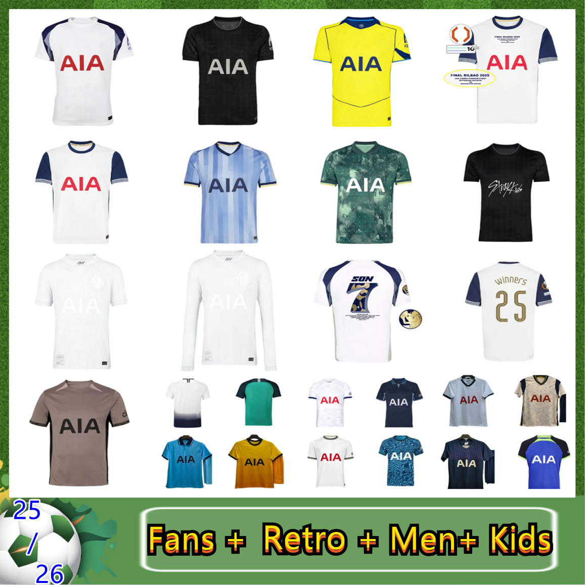 2025 2026 Tottenham Soccer Jerseys XAVI SON GALLAGHER MADDISON WERNER KULUSEVSKI ROMERO VICARIO VAN DE VEN 18 19 20 21 22 23 24 Spur J.PALHINHA Fan Football Shirt