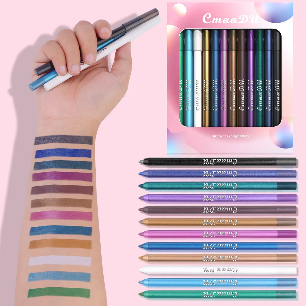 Waterproof Eyeliner Pencil Set A Combination of Multiple Colors Creates The Perfect eye Makeup Shimmering Multi-Color Eyeshadow 260203