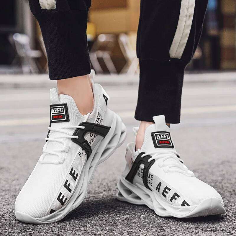 MAEDEF Men's Mesh Lace Up Running Sneakers Outdoor Walking Anti-skid Soft Tennis 2024 Classic Style Fashion Sports Shoes for Men