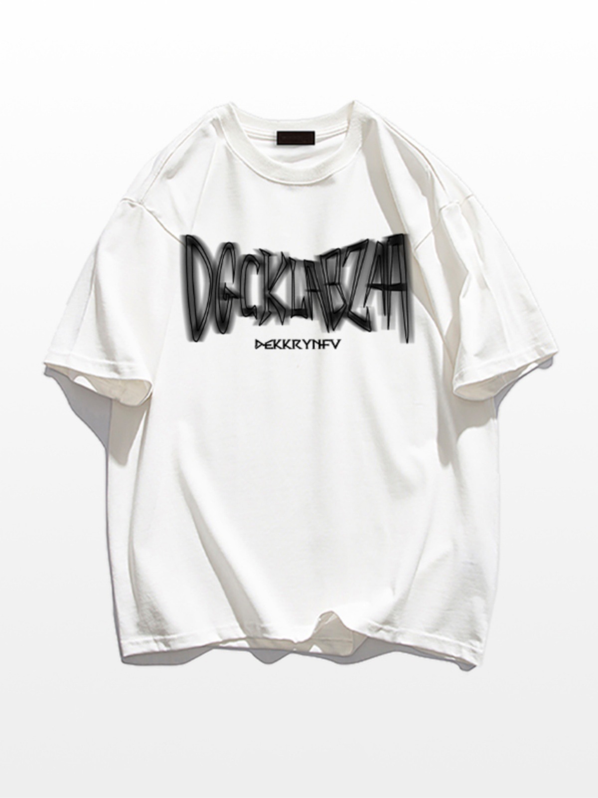 Men's Burgundy Heavyweight Cotton Short Sleeve T-Shirt, 2026 Summer New Arrival, American Casual High Street Loose Tee