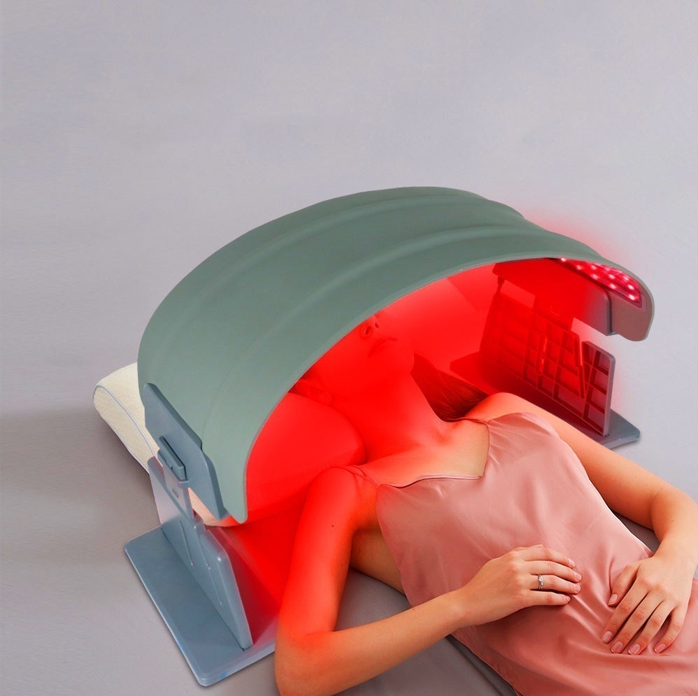 2025 New 7 Colors Salon Home Use PDT Lamp Steam Skin Rejuvenation Face Whitening LED Red Light Therapy Beauty Device Machine