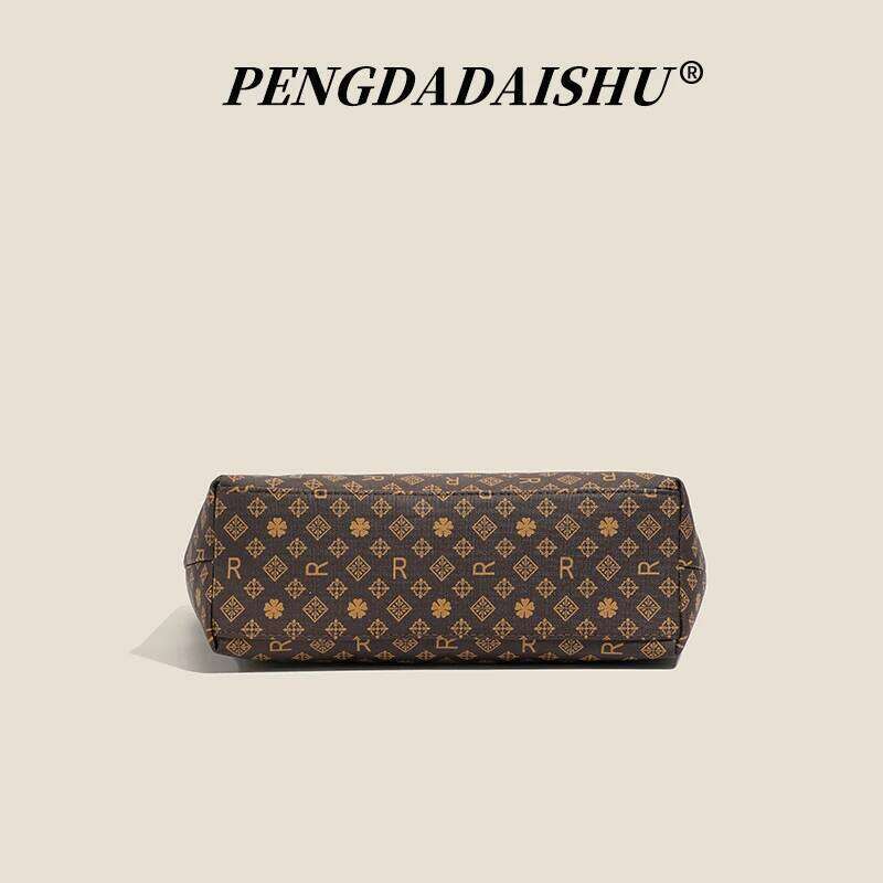 New women's cross-border fashion handbag, large-capacity shoulder bag, versatile and classic tote for commuting Z260224