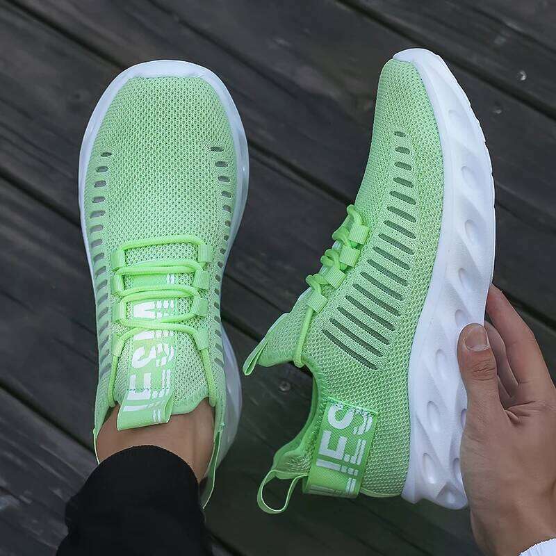 2025 Fashion Men's Sneakers Breathable Mesh Anti-slip Outdoor Running Lightweight Man Vulcanized Shoes Tenis Para Hombre