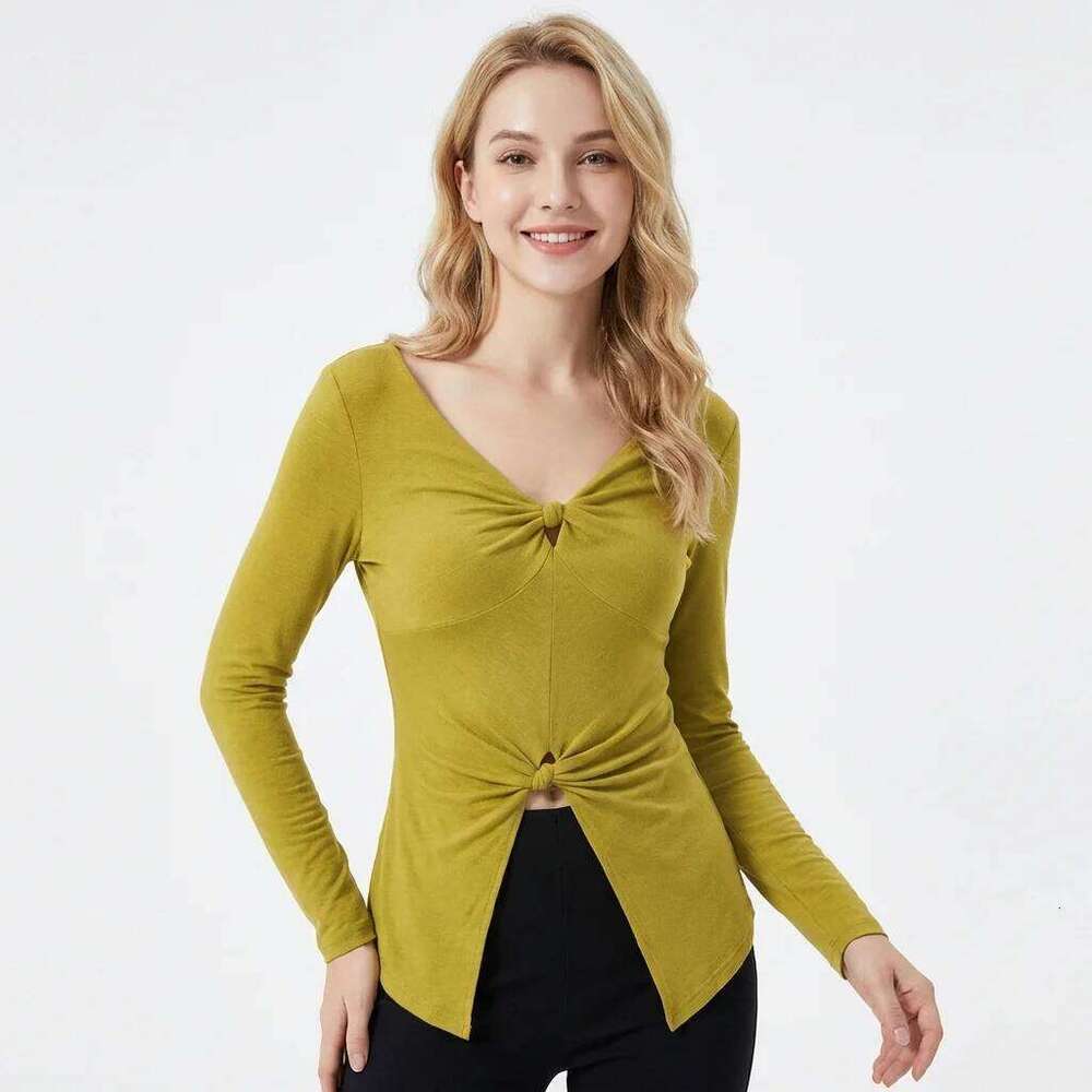 Women's Yoga Light Thin Breathable Long Sleeve Fitness Pilates Sports T-shirt Workout Top Female Gym Shirt 26Y0224