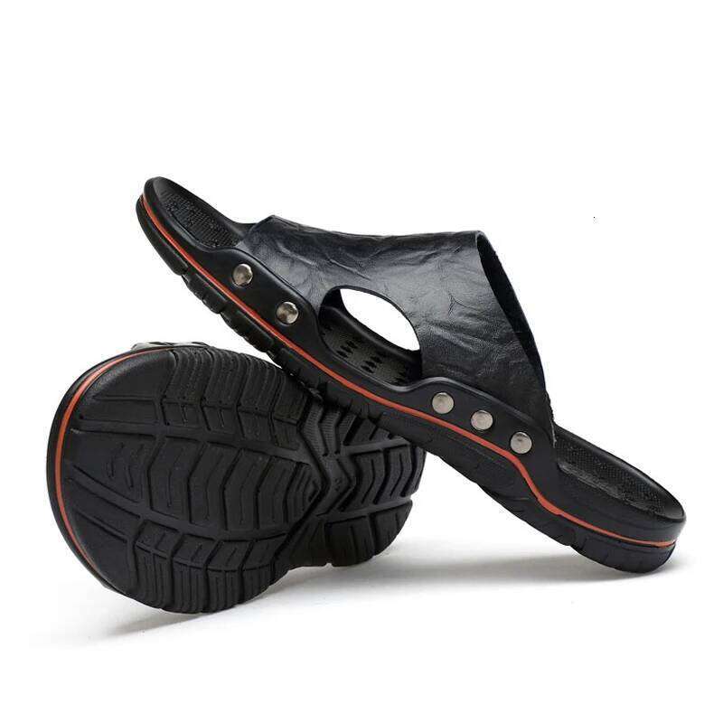 MAEDEF Summer Fashion Men's Slides Anti-Slip Men Slippers Indoor Home Slipper Casual Shoes Flip-flops Beach Mens Sandals