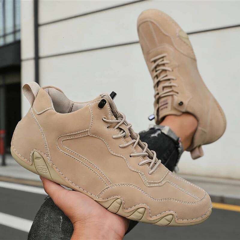 Practical Men's Utility Shoes Oil-Resistant Sole Breathable Easy-Clean Sneakers for Men Workshop & Daily Commute Use Size 39-46