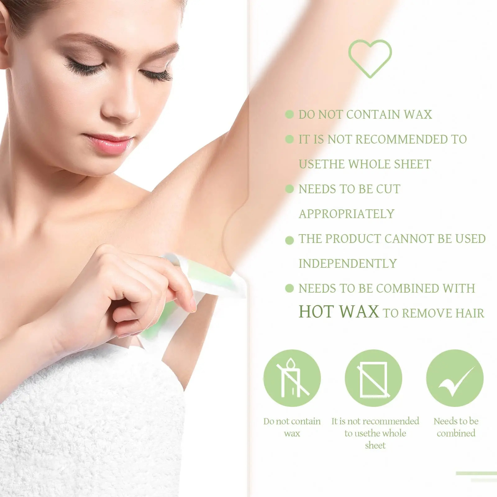 Professional Tool Paper Nonwoven Epilator Women Wax Strip Paper Shaving Roll Waxing Smooth Legs 260126