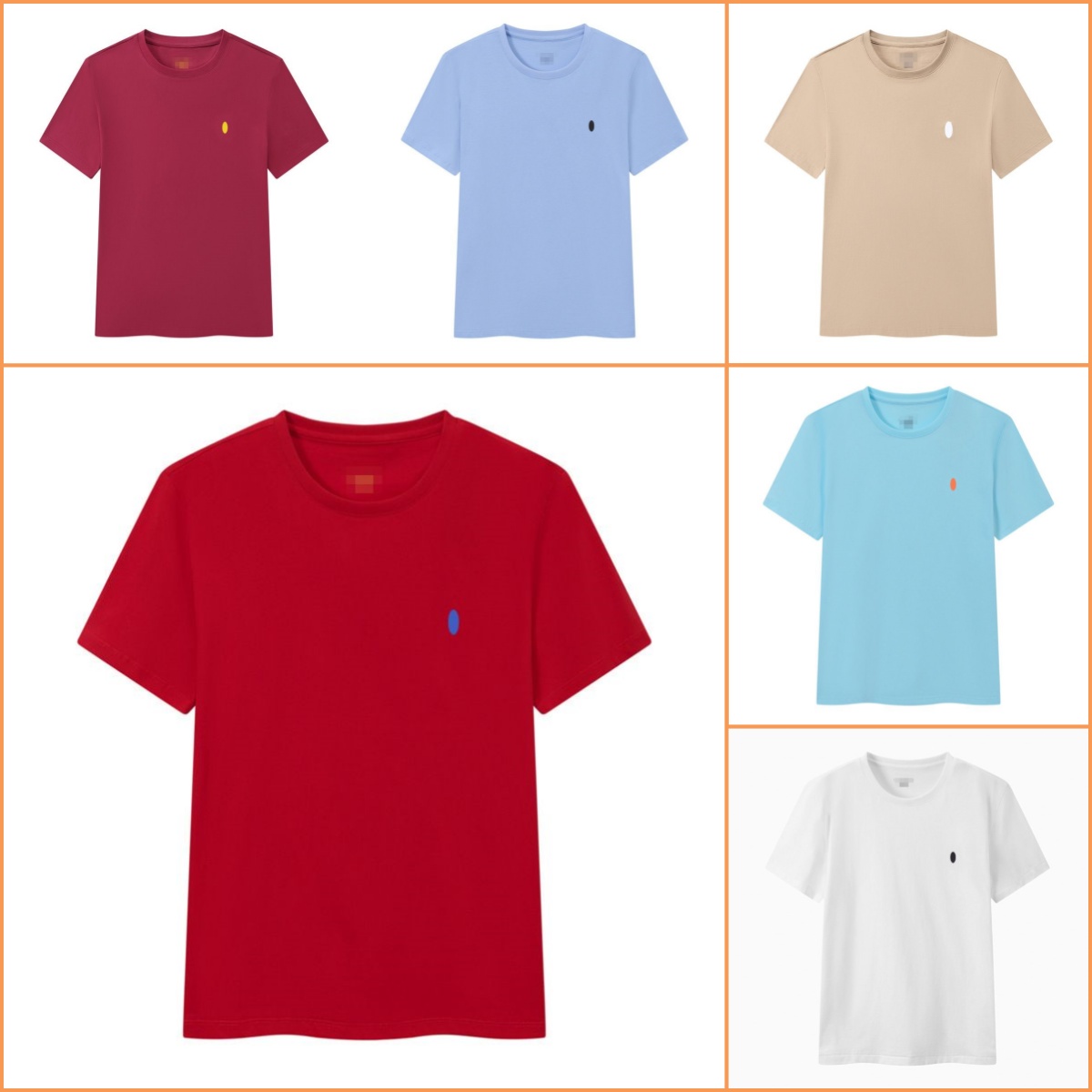 Men's T Shirts Designer Shirt Summer Fashion Small Horse Embroidery Casual Short Sleeve Cotton T-shirt Luxury Brand Tee Loose Sports Tops