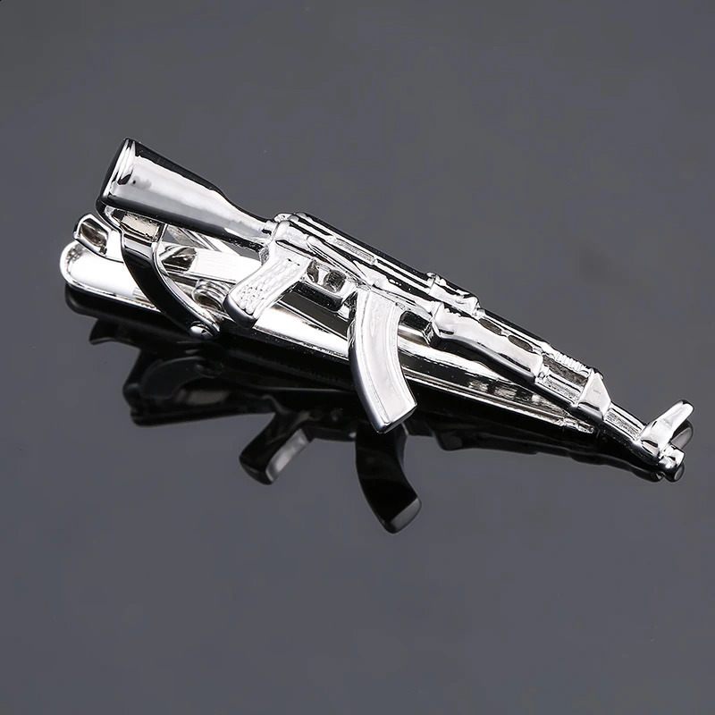 High quality mens womens tie clips aircraft ships machine guns model clips business suits shirts accessories jewelry wholesale 260202